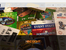 Tablet Screenshot of hindsightproductionsinc.com